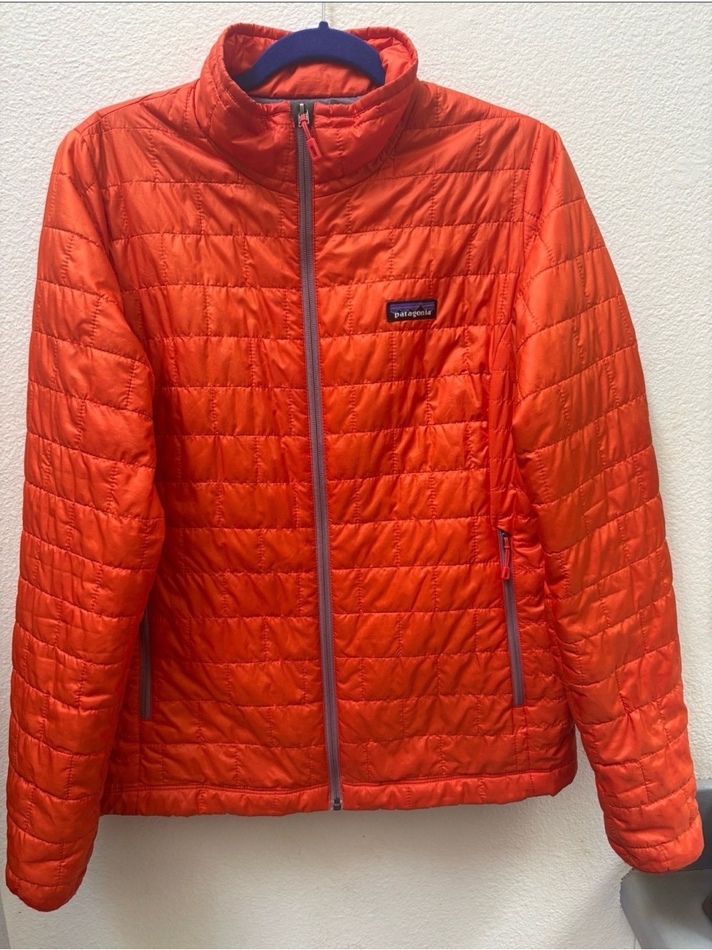 Patagonia Women's Bright Orange Nano Puff Quilted Puffer Jacket